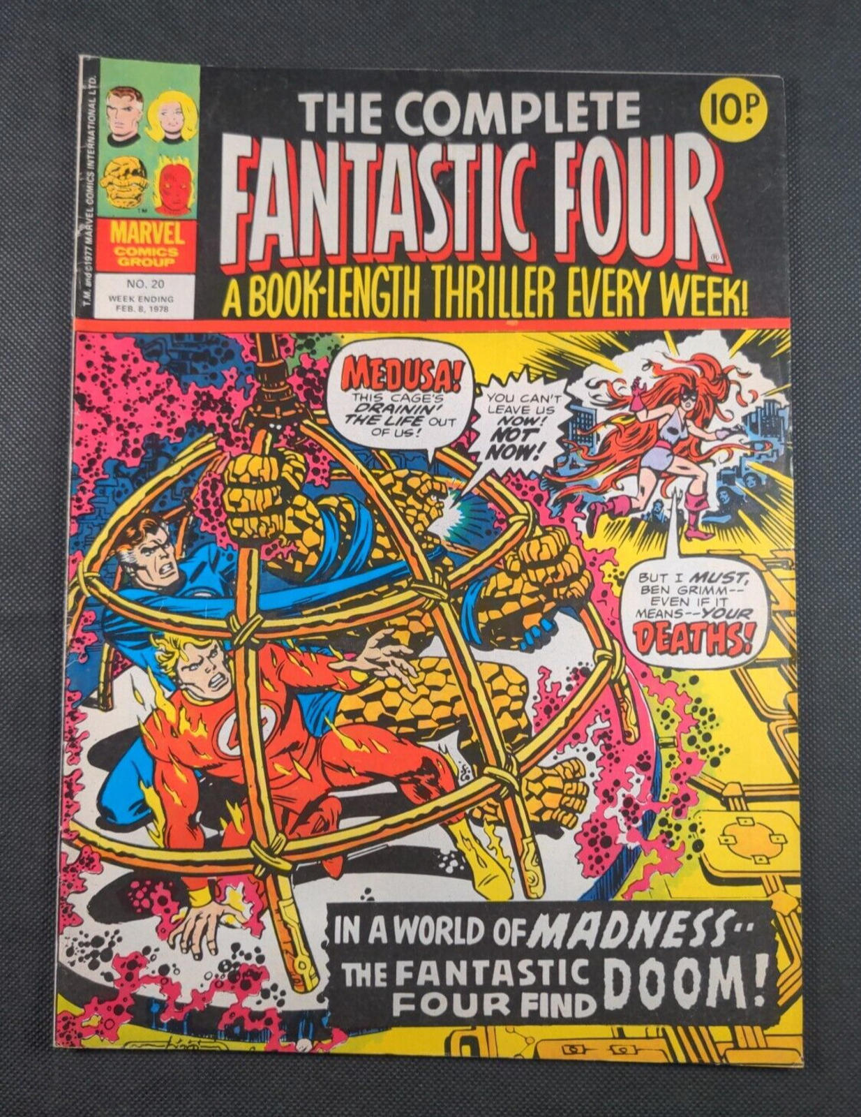 Marvel Comics  The Complete Fantastic Four No 20 February 1978 Vintage Comic