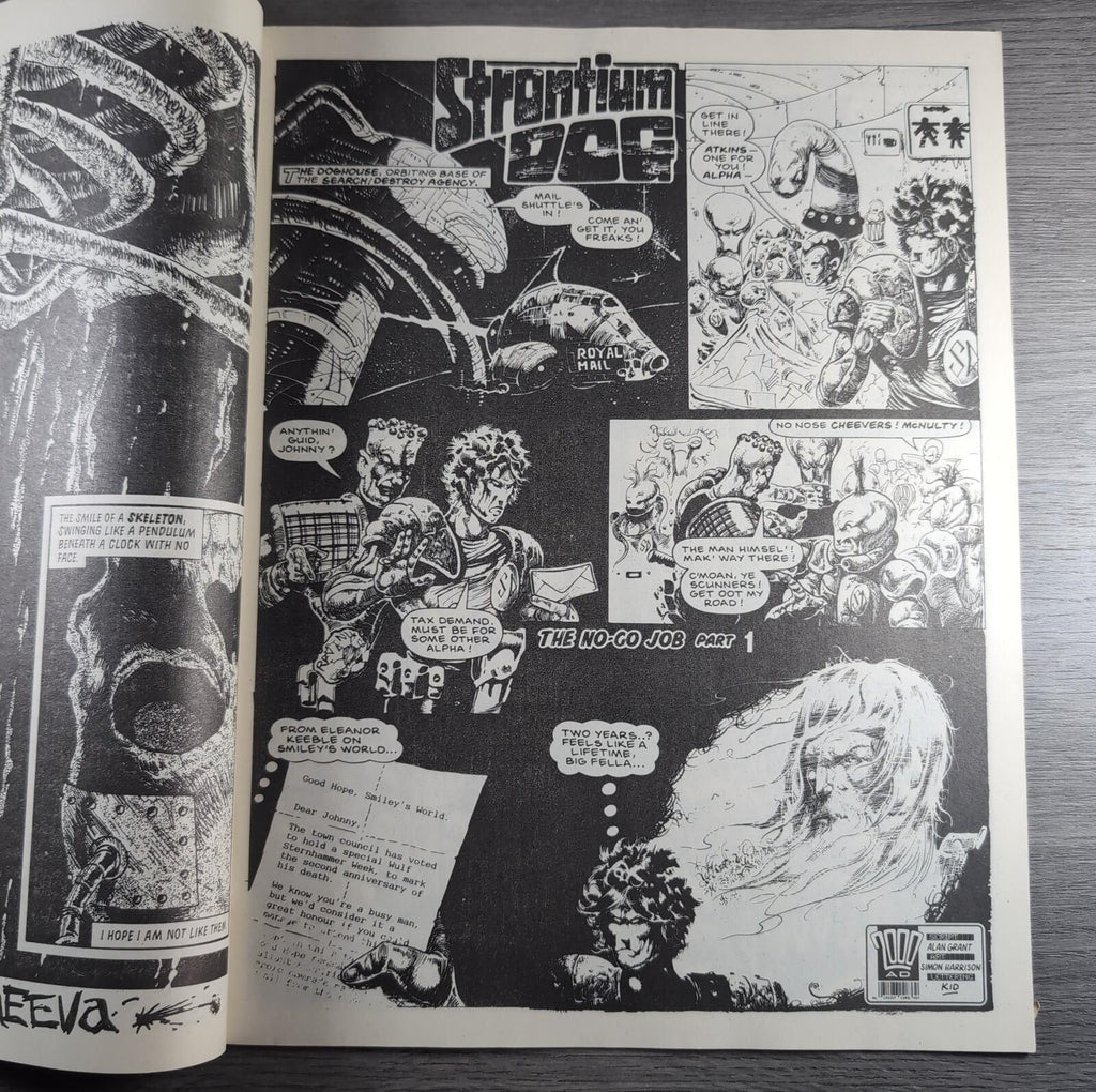 2000AD Prog 580 Featuring Judge Dredd 25th June 1988 Vintage Comic
