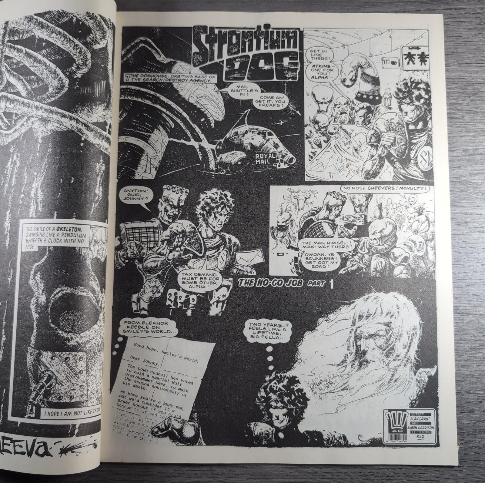 2000AD Prog 580 Featuring Judge Dredd 25th June 1988 Vintage Comic
