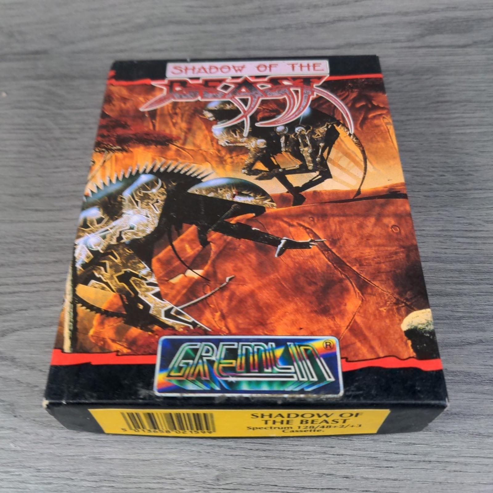 Shadow Of The Beast ZX Spectrum 48/128K Game Cassette Gremlin Tested & Working