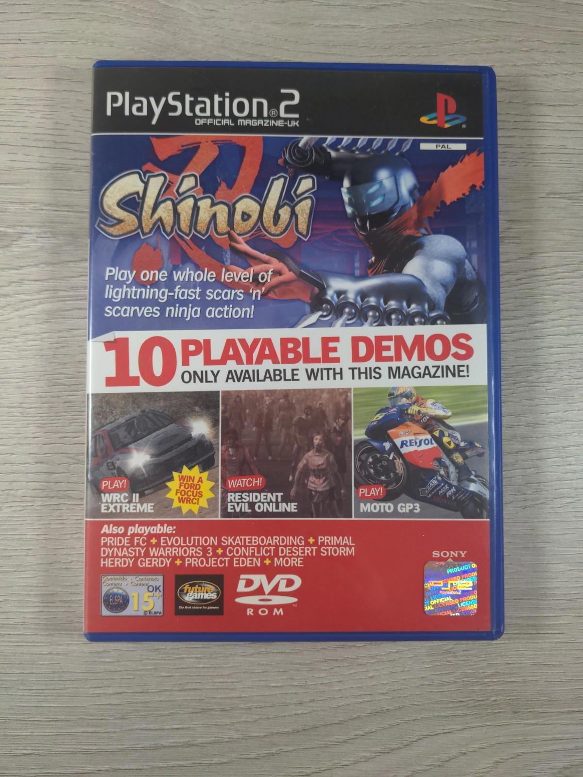 PS2 Demo Disc 33 May 2003 Shinobi Official UK Playstation 2 Magazine Disc