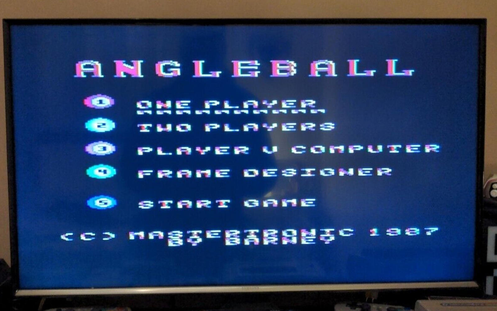 Angle Ball Commodore 64 C64 Game Cassette Tested & Working