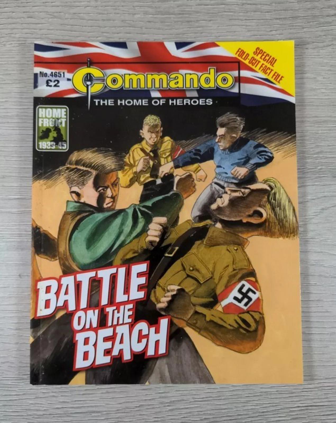 Commando Comic Issue Number 4651 Battle On The Beach - Retrorama UK