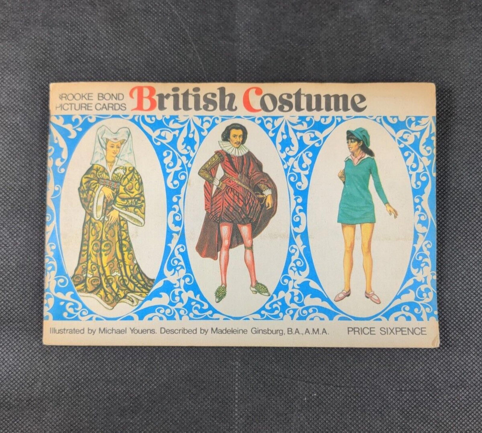 Brooke Bond Tea British Costume Picture Card Album Complete Set
