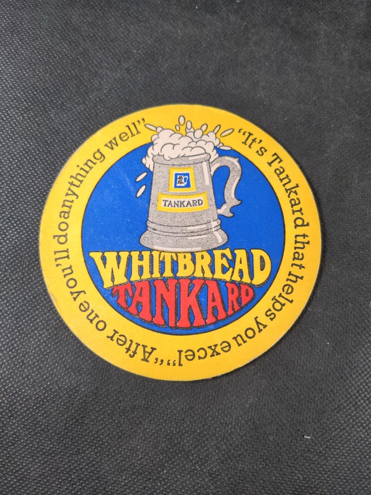 5 Vintage Beer Mats Whitbread Ale