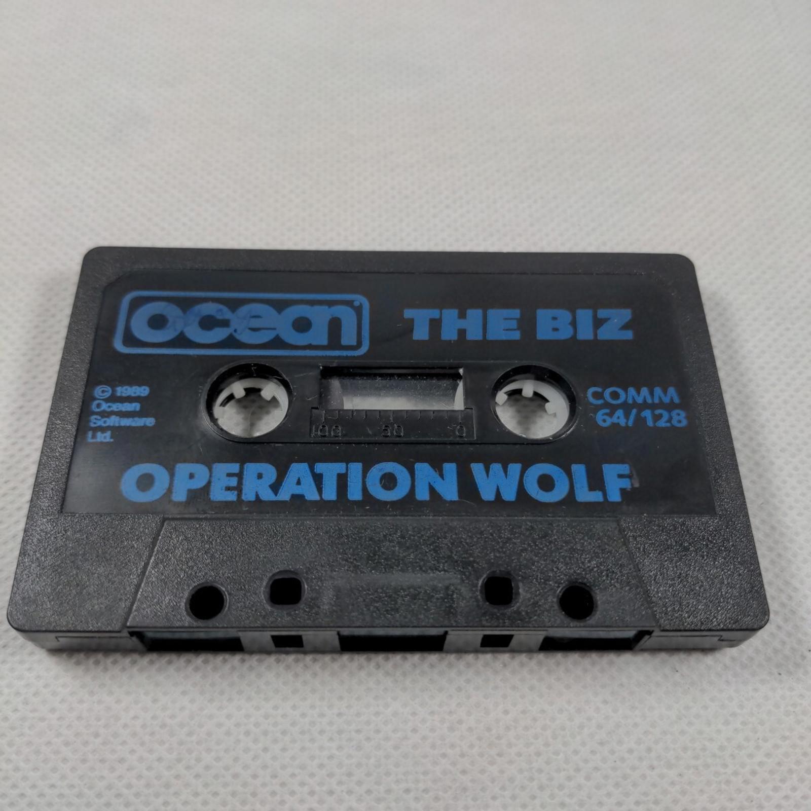 Operation Wolf Commodore 64 C64 Video Game Cassette Only Tested & Working