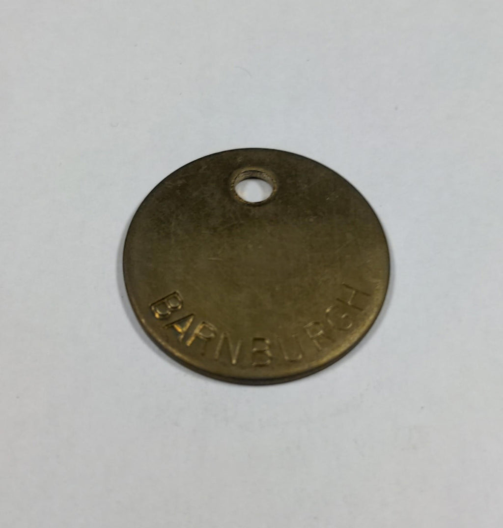 Barnburgh Colliery Blank Brass Miners Pit Check Token Mining Memorabilia