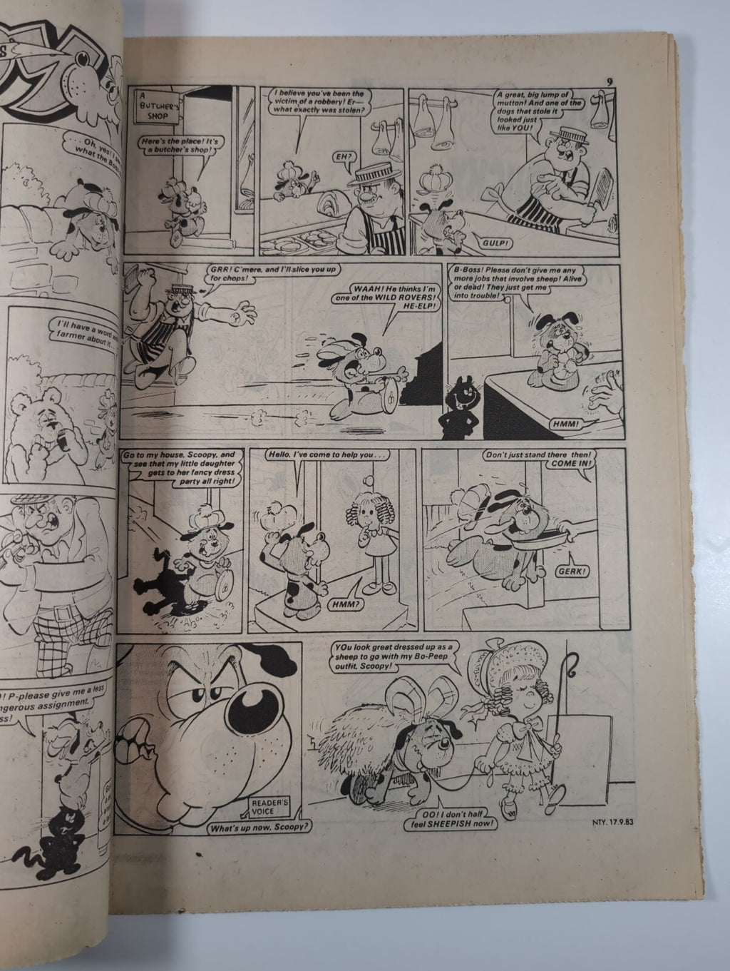 Nutty Comic Featuring Bananaman Issue No. 188 Sept 17th 1983 Vintage Retro Comic
