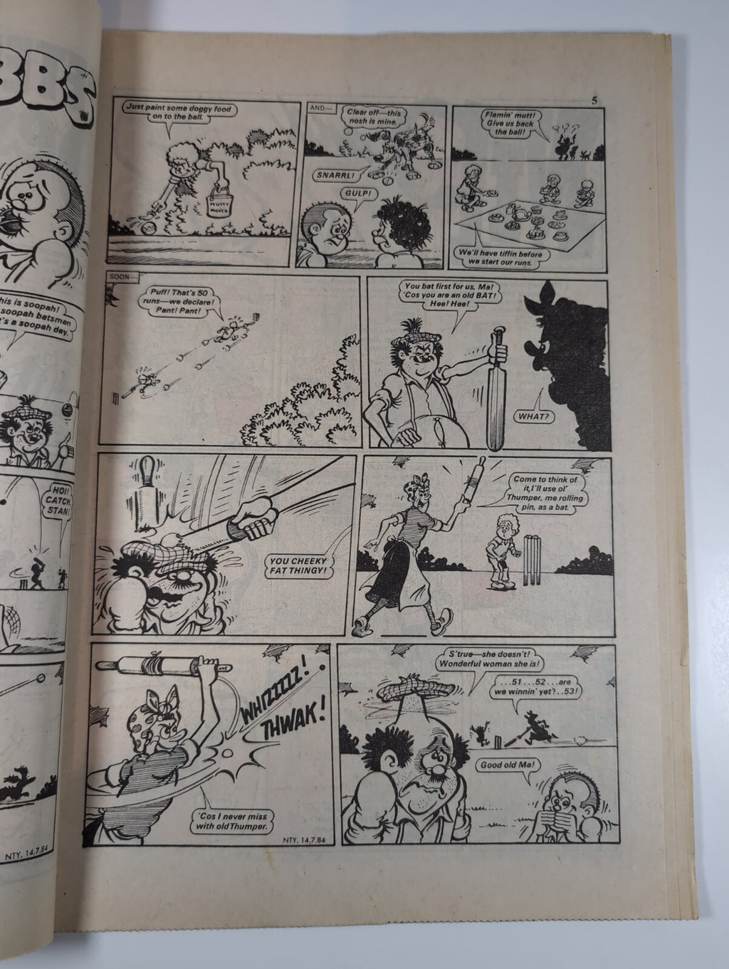 Nutty Comic Featuring Bananaman Issue No. 231 Jul 14th 1984  Vintage Retro Comic