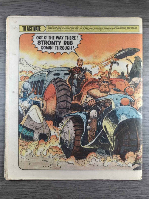 2000AD Prog 417 Featuring Judge Dread Comic 11th May 1985 Vintage Retro Comic