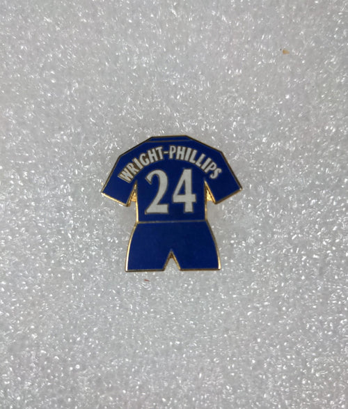Chelsea Football Club Wright-Phillips No24 Shirt Enamel Pin Badge - Retrorama UK