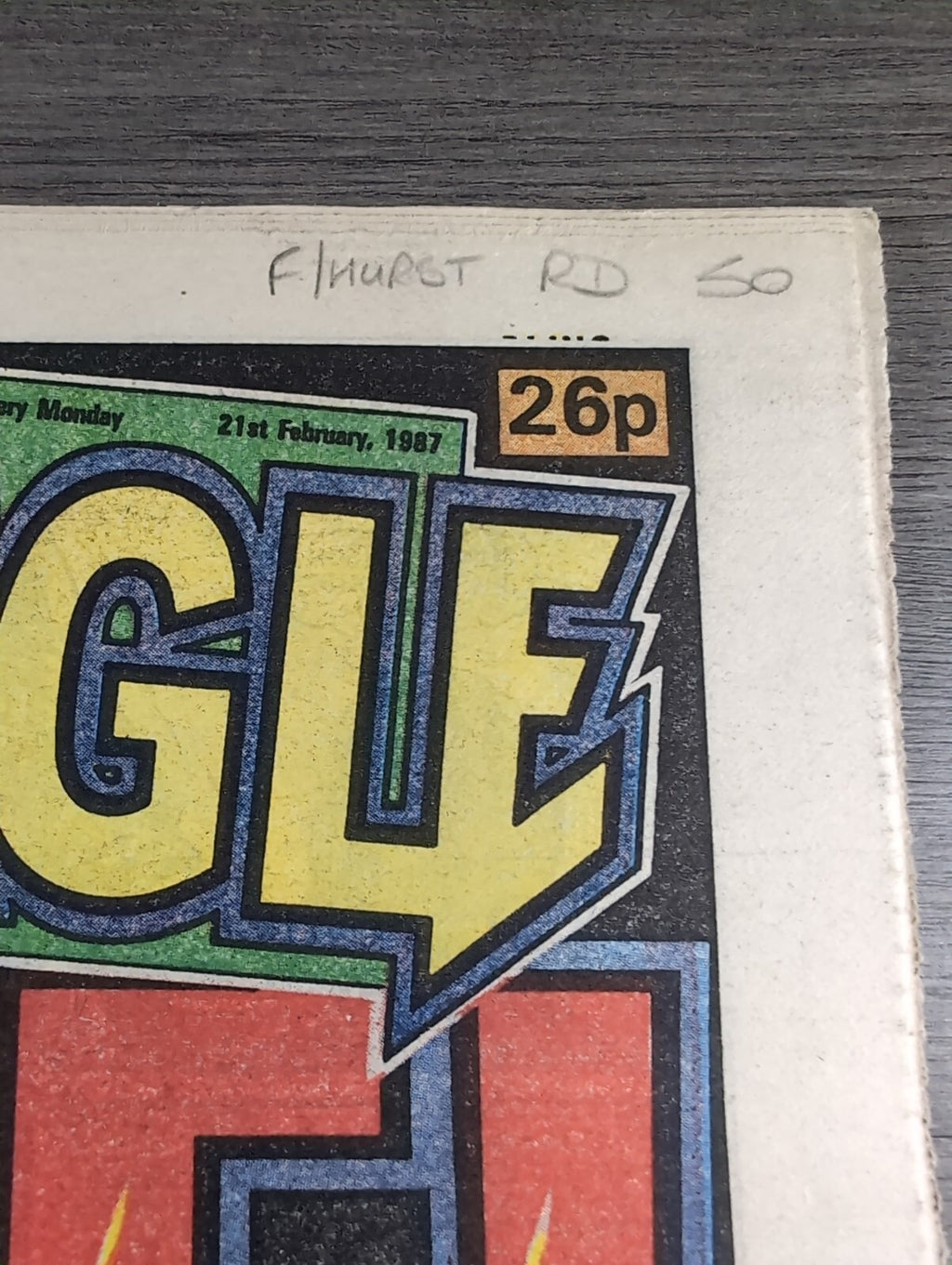 Eagle Comic Issue No. 257 21st Feb 1987 Vintage Retro UK Comic