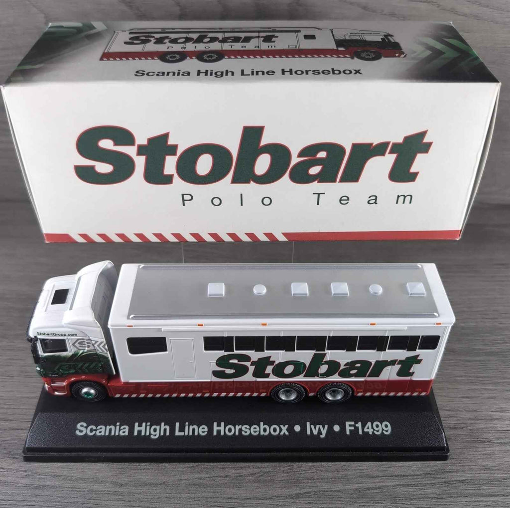 Atlas Editions Eddie Stobart Scania High Line Horsebox 1:76 Scale Die-Cast Model