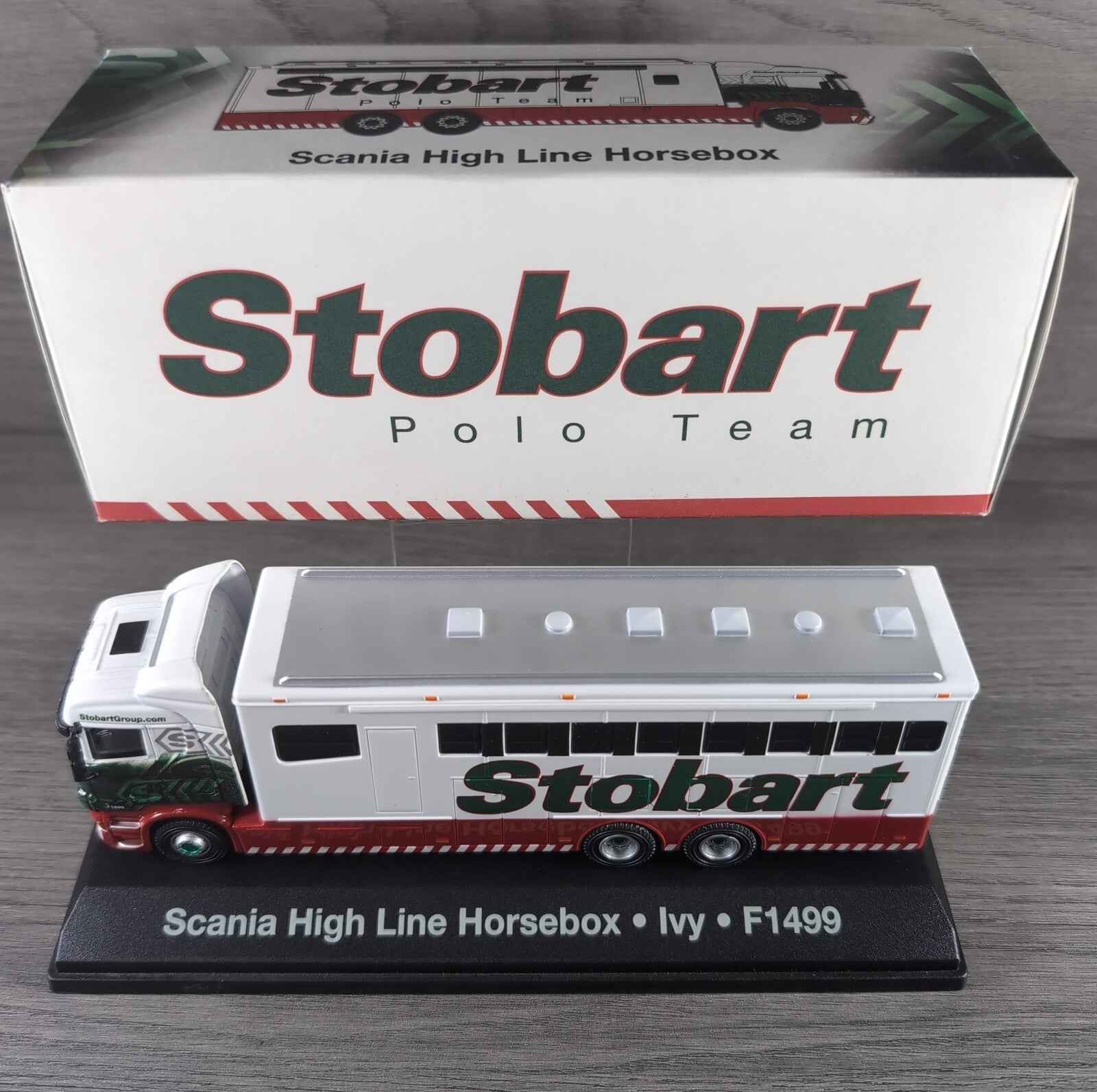 Atlas Editions Eddie Stobart Scania High Line Horsebox 1:76 Scale Die-Cast Model