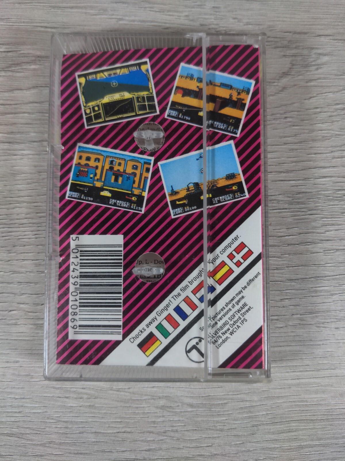 Biggles ZX Spectrum 48K 128K Game Cassette Silverbird Tested & Working