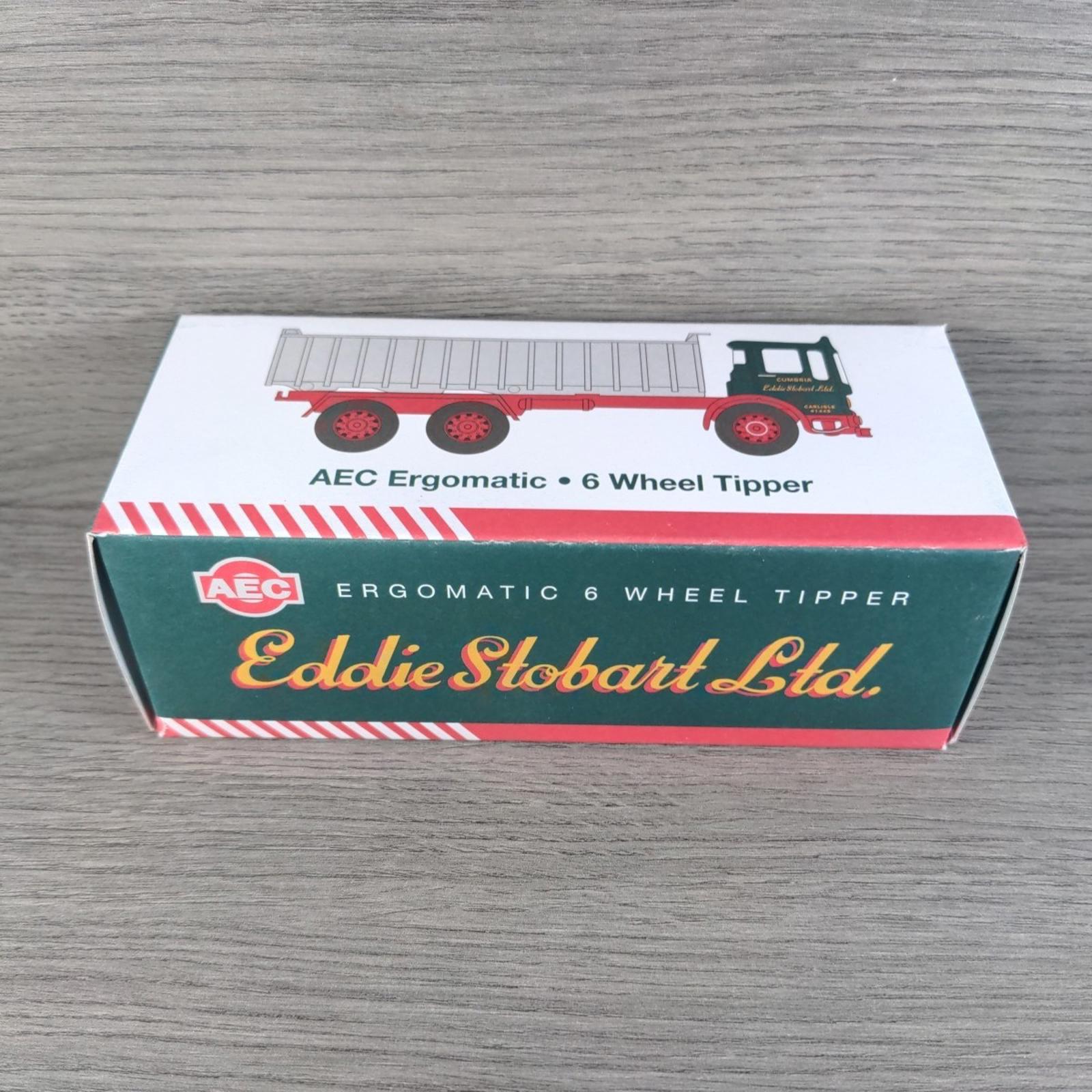 Atlas Editions Eddie Stobart ACE Ergomatic 6 Wheel Tipper 1:76 Scale Die-Cast