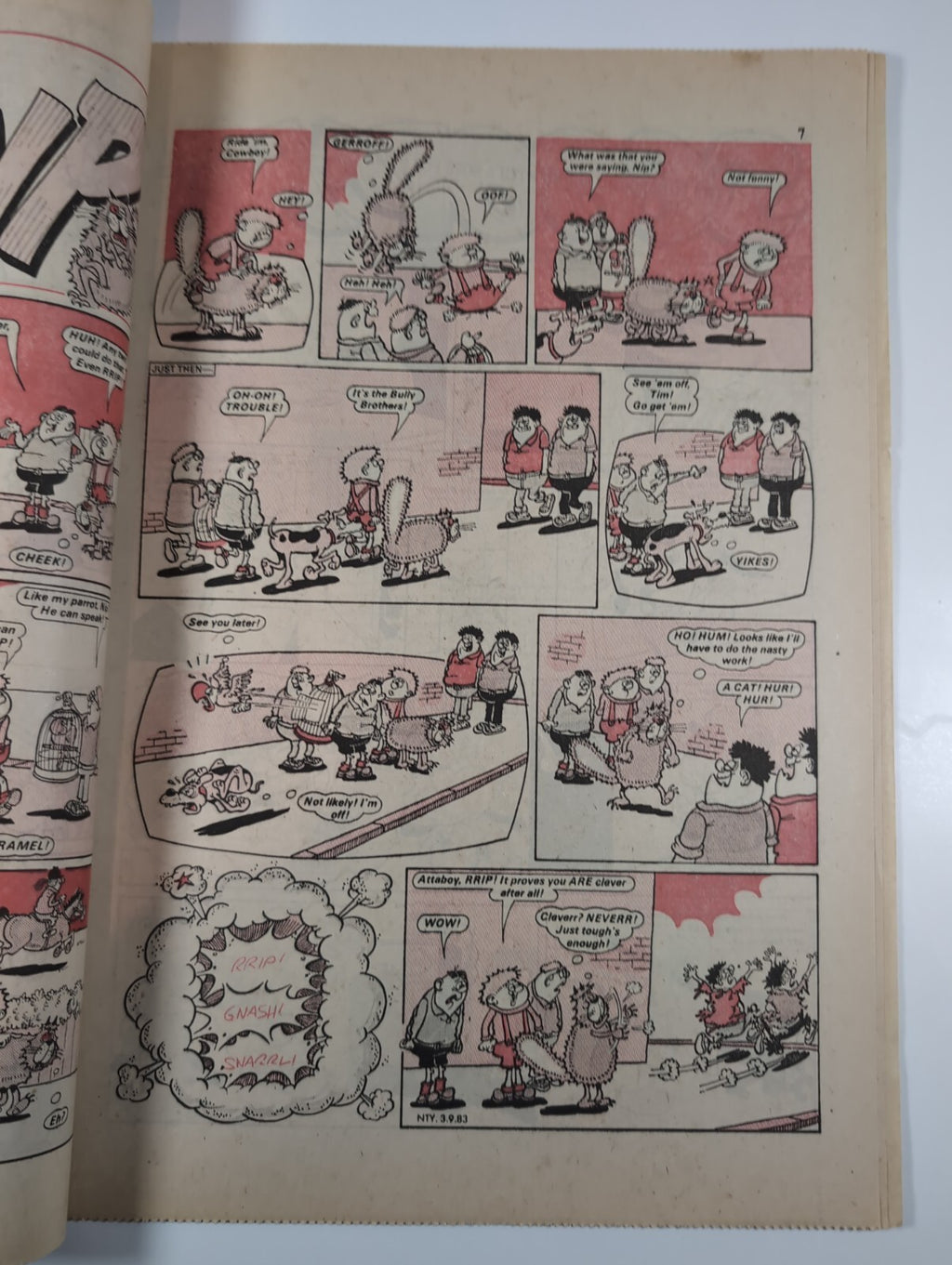 Nutty Comic Featuring Bananaman Issue No. 186 Sept 3rd 1983 Vintage Retro Comic