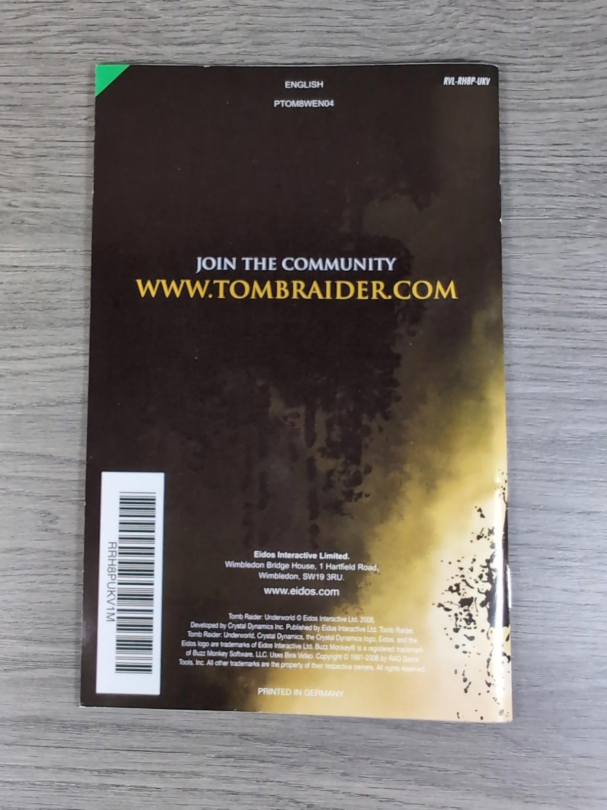 Tomb Raider Underworld  Nintendo Wii Game Edios PAL Region