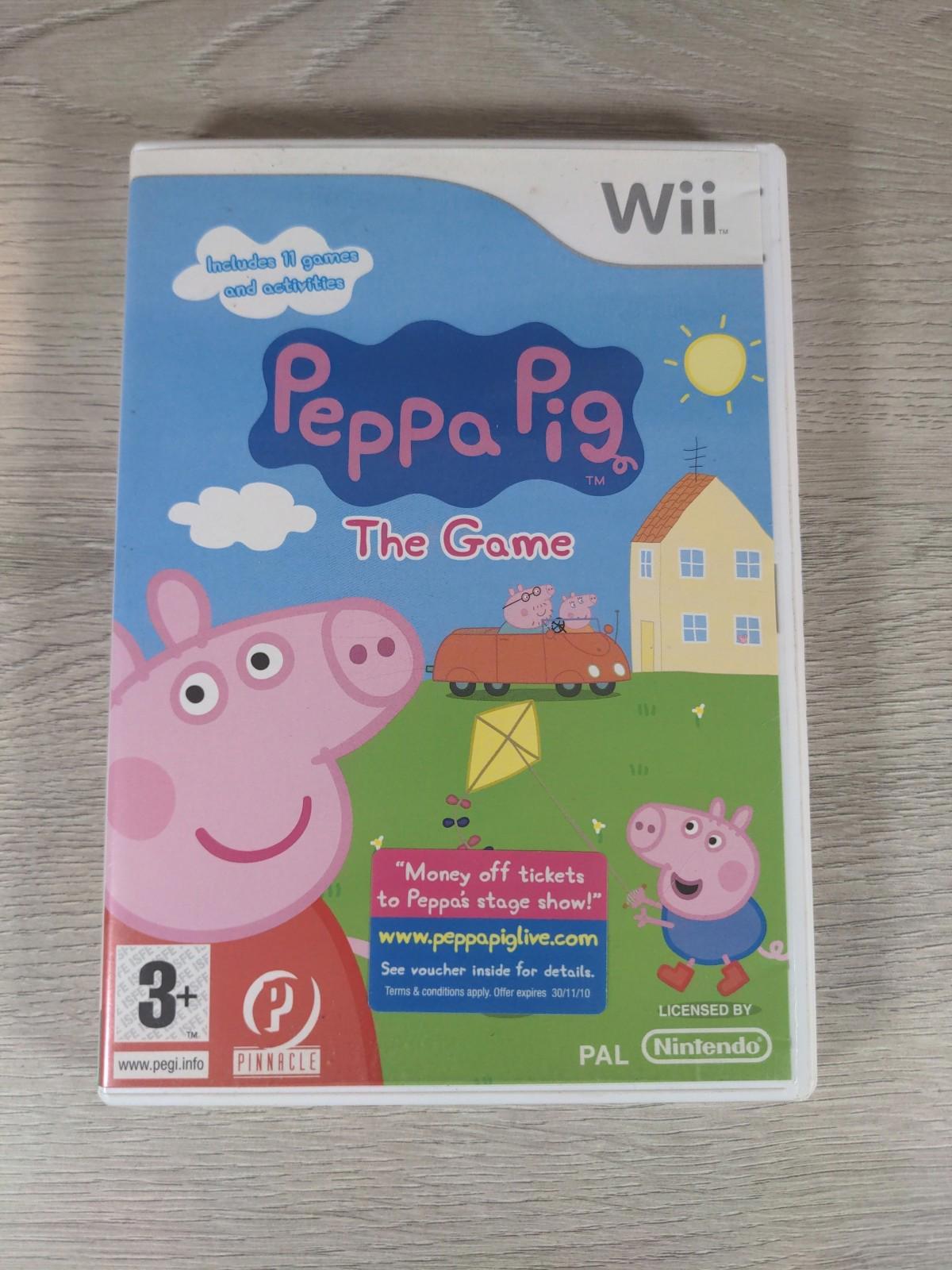 Peppa Pig The Game Nintendo Wii Game PAL Pegi 3+ Manual Included