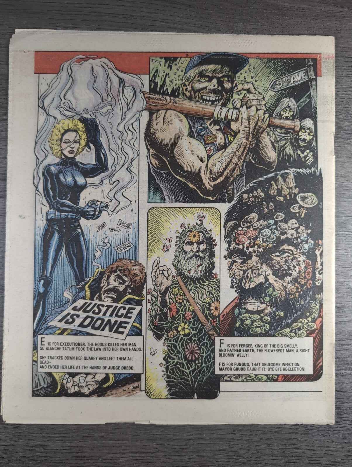2000AD Prog 503 Featuring Judge Dread Comic 3rd Jan 1987 Vintage Retro Comic