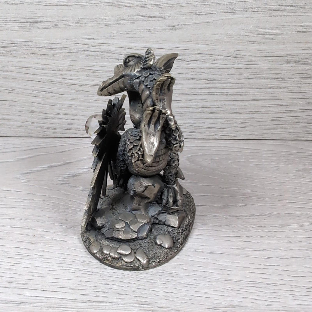 Myth & Magic The Dragon Of Light 3085 The Tudor Mint Pewter Metal Figure