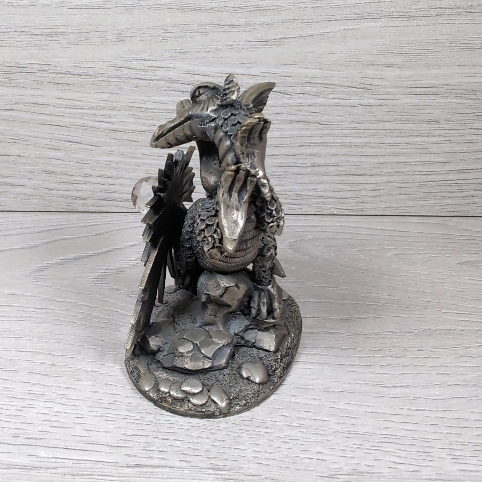 Myth & Magic The Dragon Of Light 3085 The Tudor Mint Pewter Metal Figure