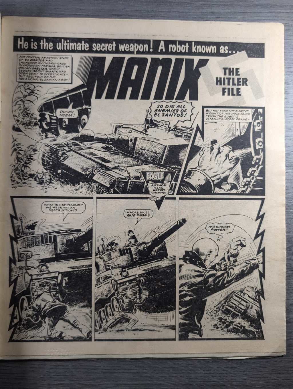 Eagle Comic 15th October 1983 Vintage Retro UK Comic