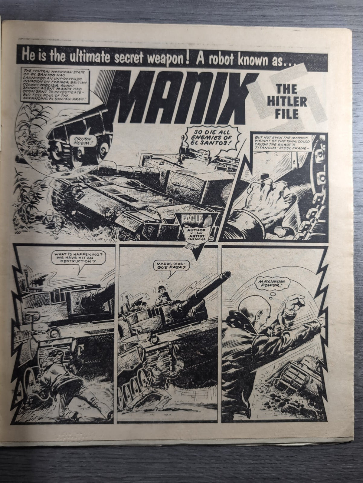 Eagle Comic 15th October 1983 Vintage Retro UK Comic