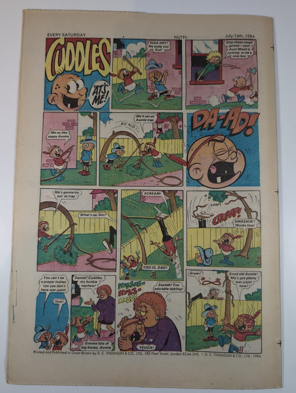 Nutty Comic Featuring Bananaman Issue No. 231 Jul 14th 1984  Vintage Retro Comic