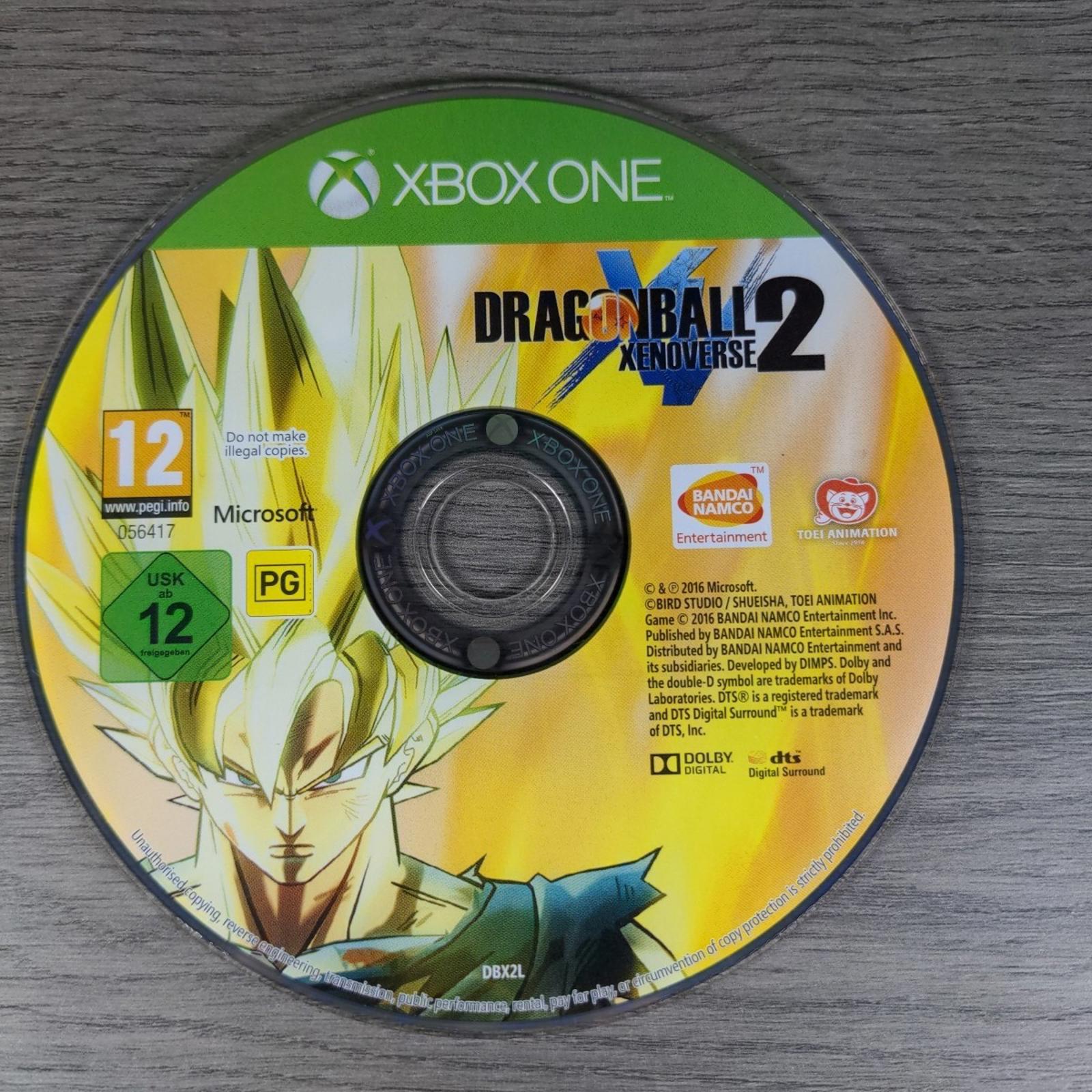 Dragonball Xenoverse 2 Game for Microsoft Xbox One Bandai Namco PEGI 12