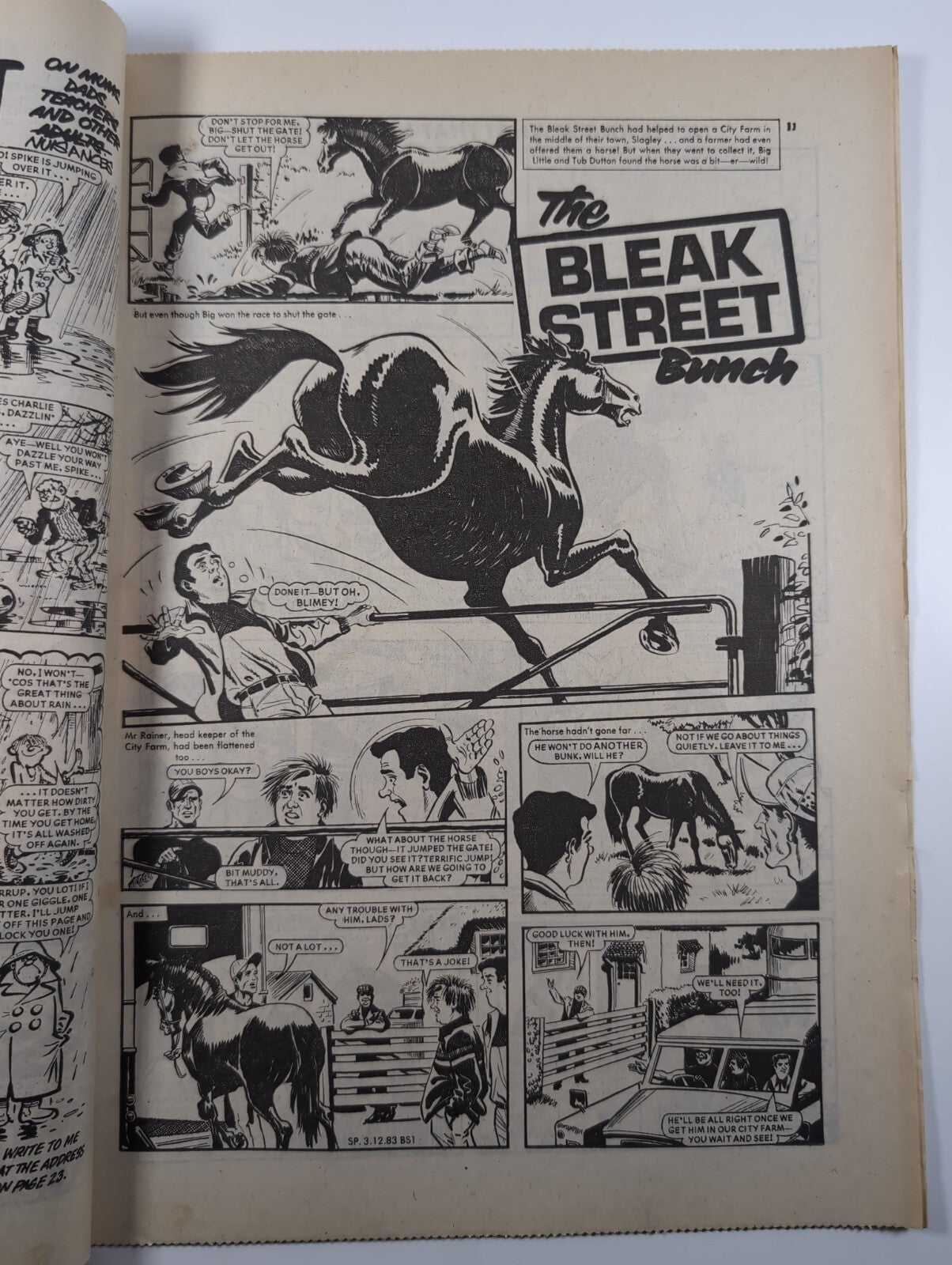 Spike Comic Issue No. 46 Dec 3rd 1983 D.C Thomson Vintage Retro Comic