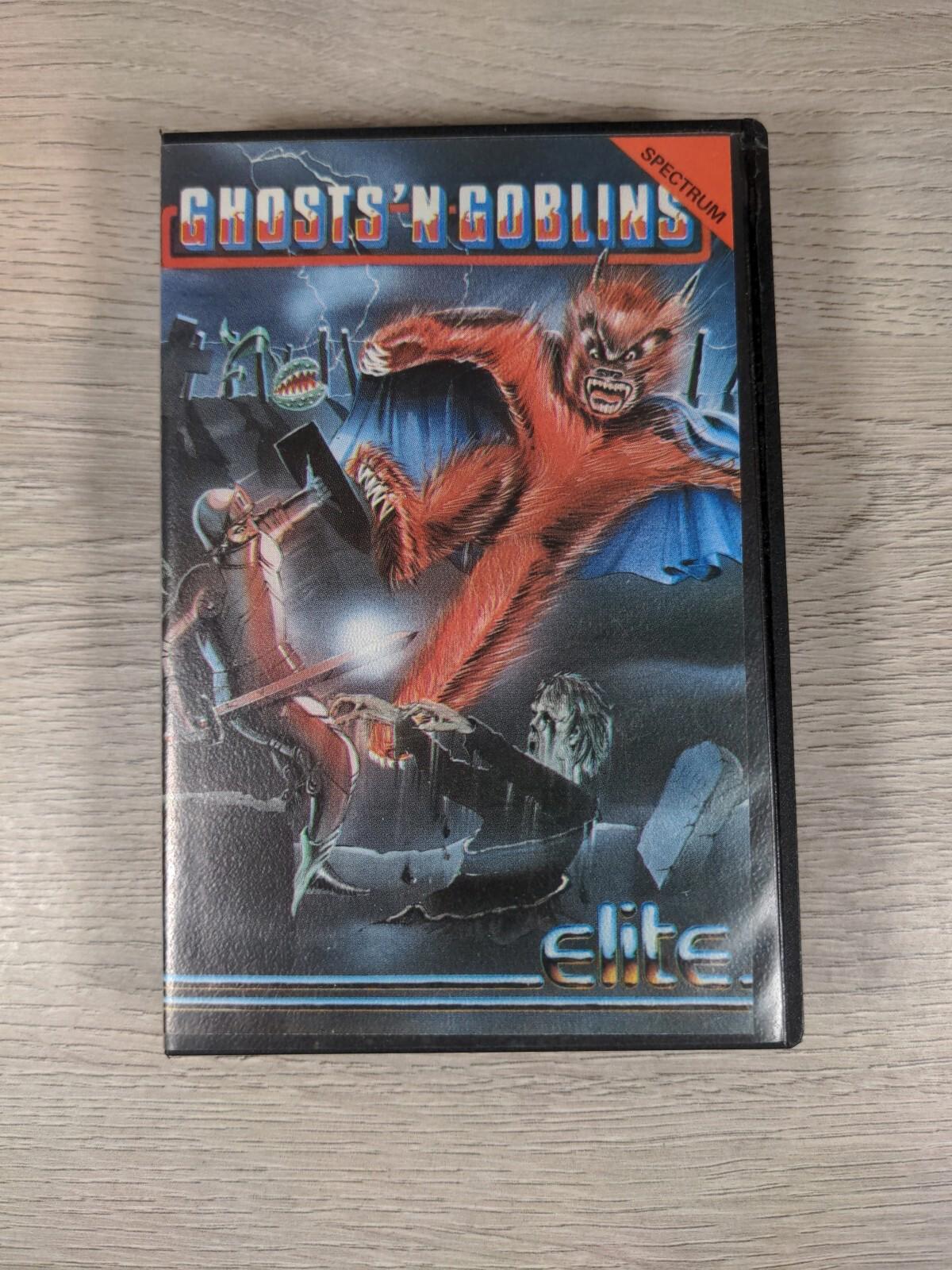 Ghosts N Goblins ZX Spectrum Video Cassette Game Tested & Working
