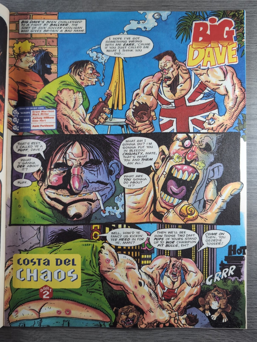 2000AD Prog 870 Featuring Judge Dredd Comic 14th Jan 1994 Vintage Retro Comic