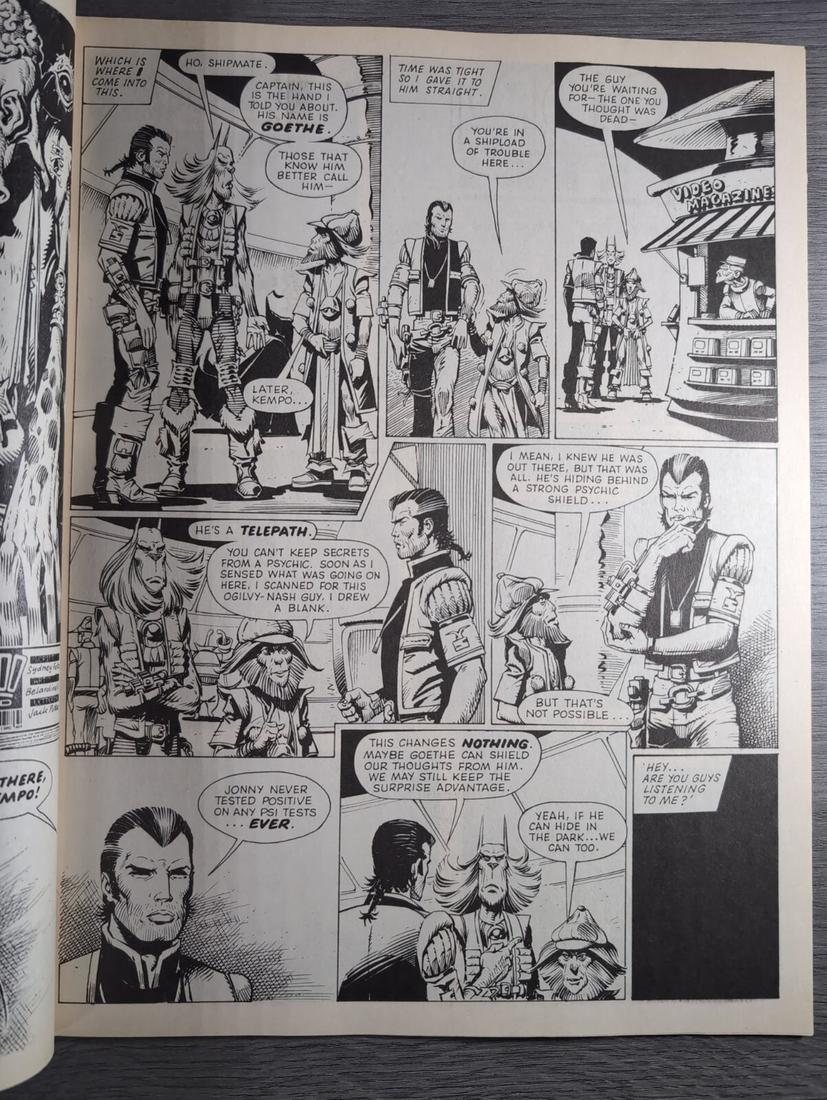 2000AD Prog 642 Featuring Judge Dread Comic 2nd Sept 1989 Vintage Retro Comic - Retrorama UK