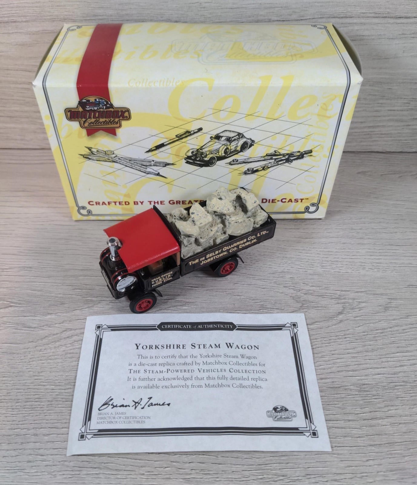 Matchbox Collectables Yorkshire Steam Wagon Diecast Model YAS04-M Vintage Model