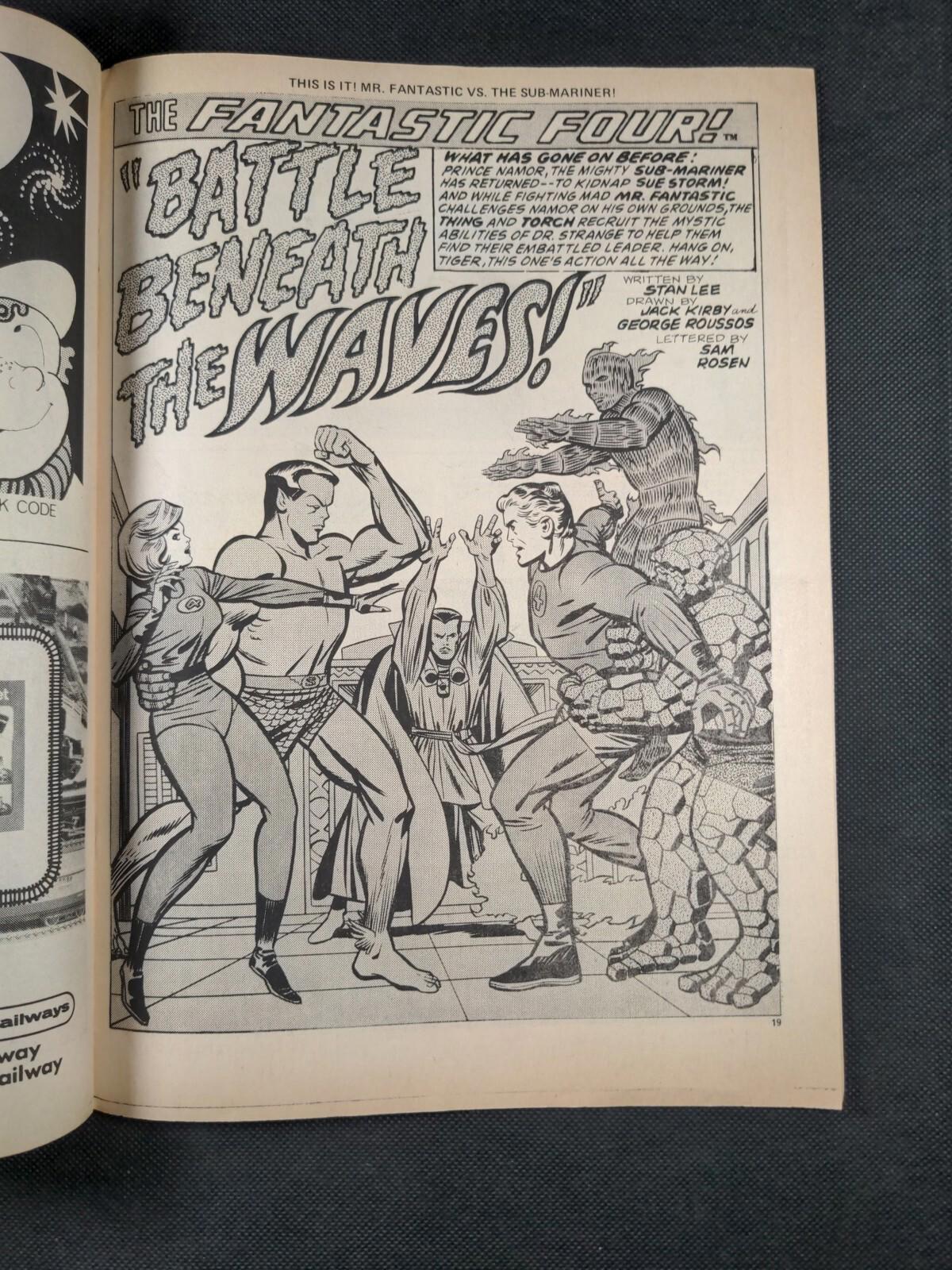 Mighty World of Marvel Issue No 56 October 1973  Vintage Marvel UK Comic - Retrorama UK