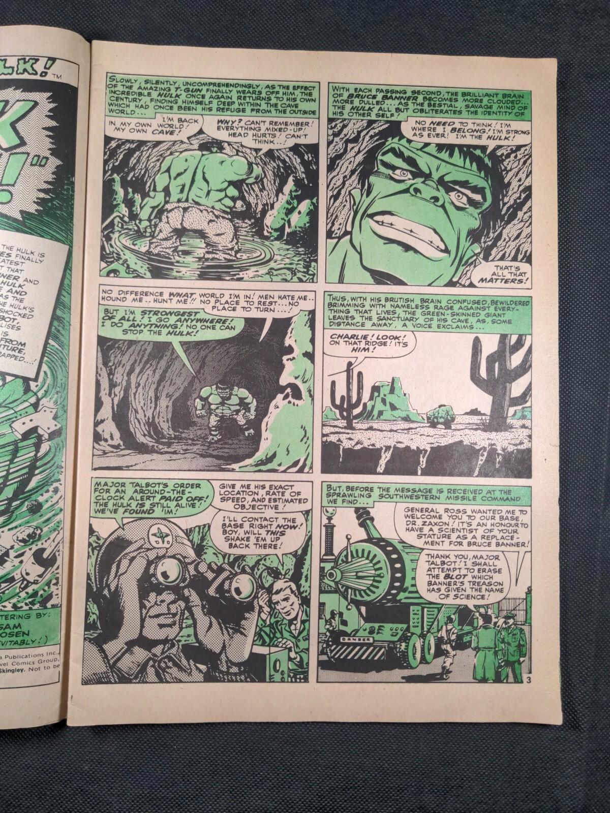 Mighty World of Marvel Issue No 31 May 1973 Marvel UK Vintage Comic