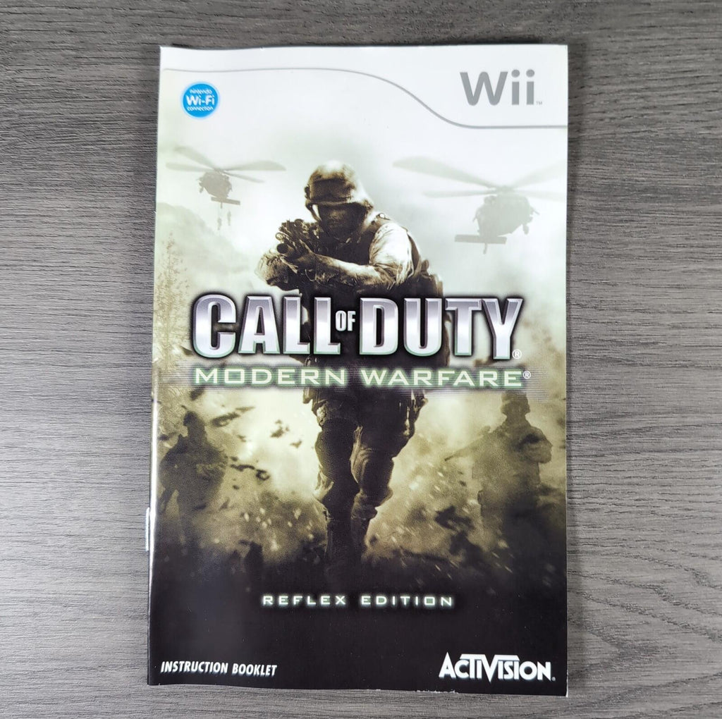 Call Of Duty Modern Warfare Reflex Edition Nintendo Wii Game Tested VGC Disk