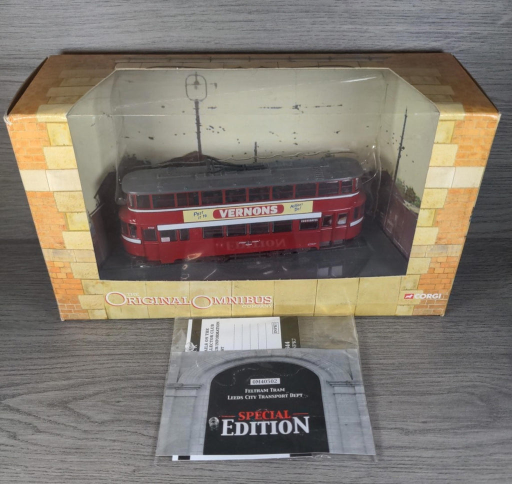 The Original Omnibus Company Feltham Tram OM40502 1:76 Scale Die-Cast Model