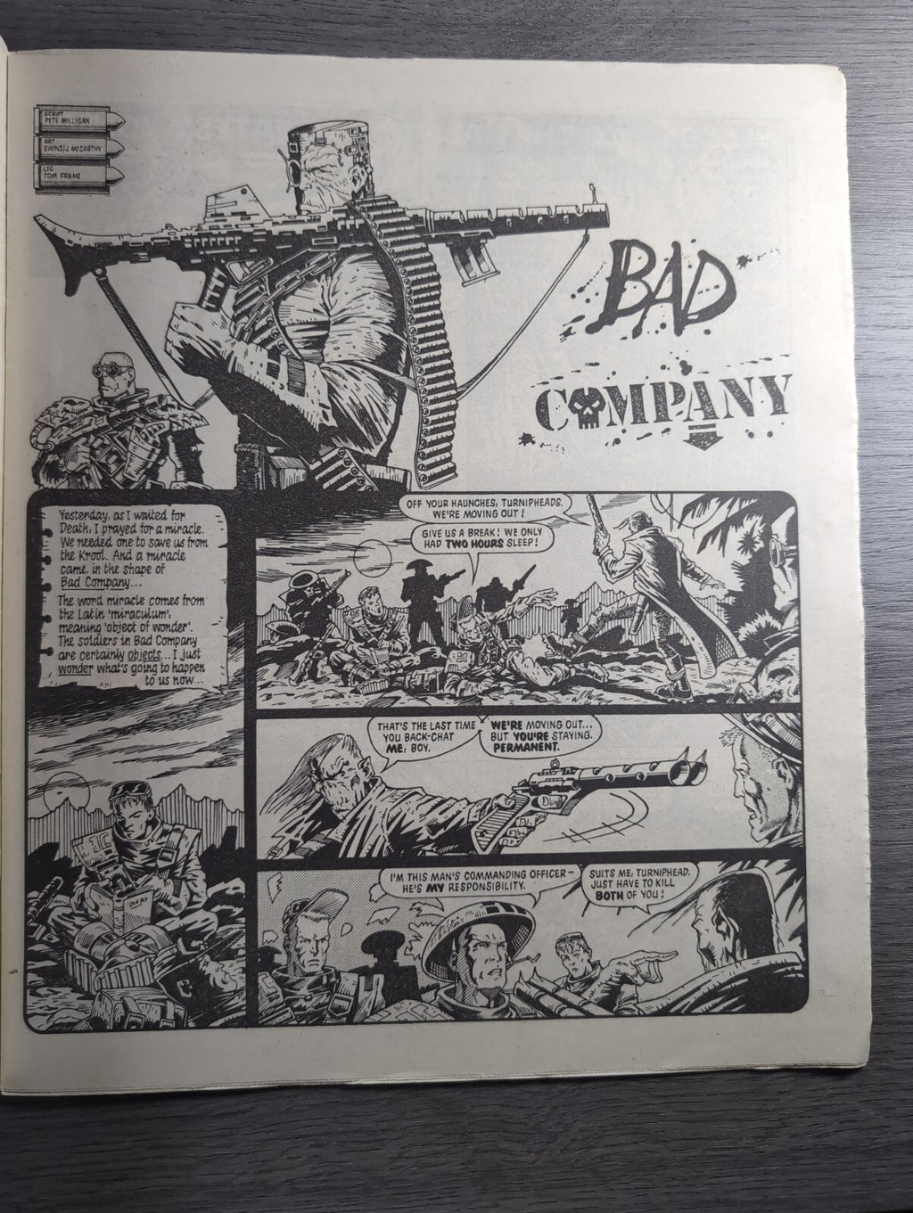2000AD Prog 501 Featuring Judge Dread Comic 20th Dec 1986 Vintage Retro Comic