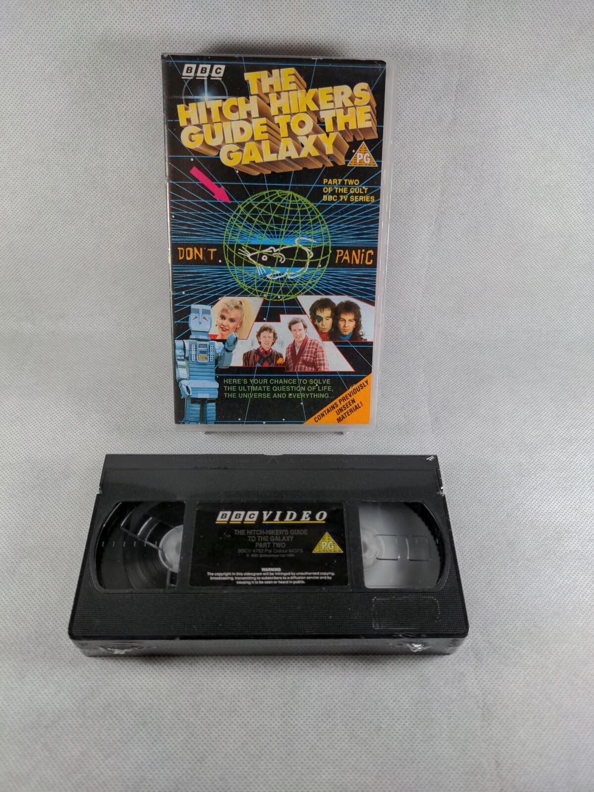 The Hitch Hikers Guide to the Galaxy Part 2 VHS Video Sealed Tape - Retrorama UK