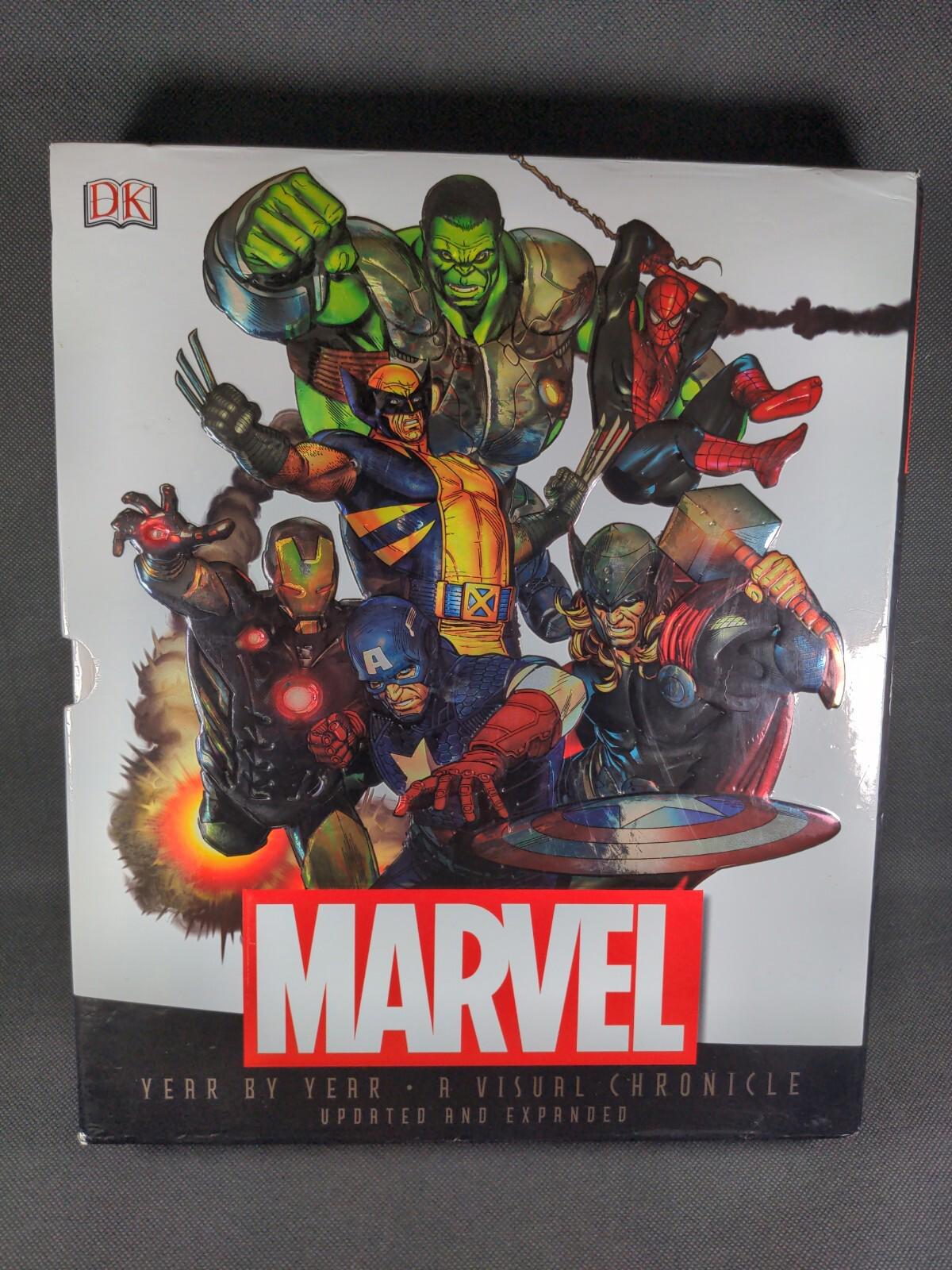 DK Marvel Year By Year A Visual Chronicle Illustrated Hardback Comic Book - Retrorama UK