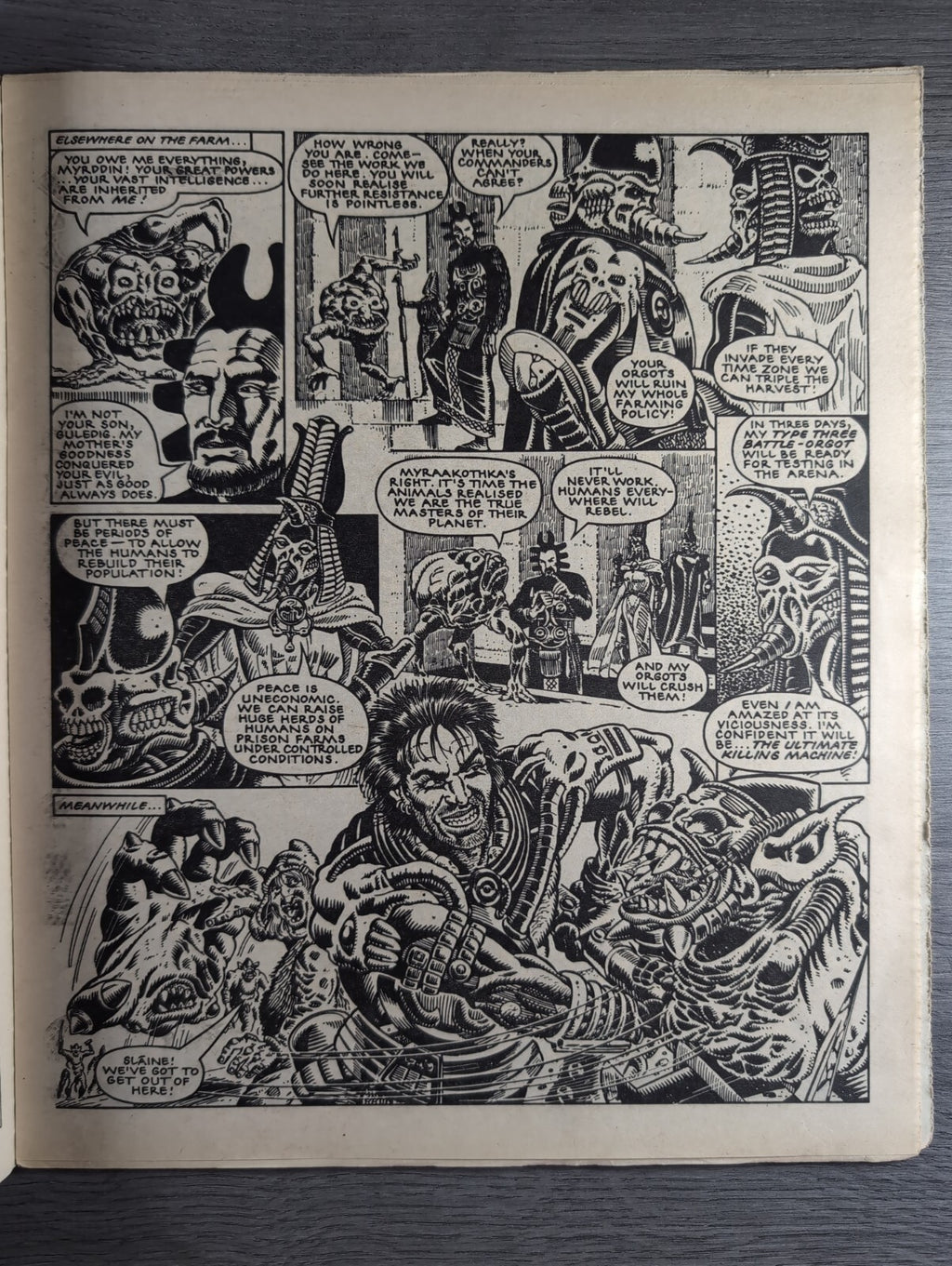 2000AD Prog 426 Featuring Judge Dread Comic 13th July 1985 Vintage Retro Comic
