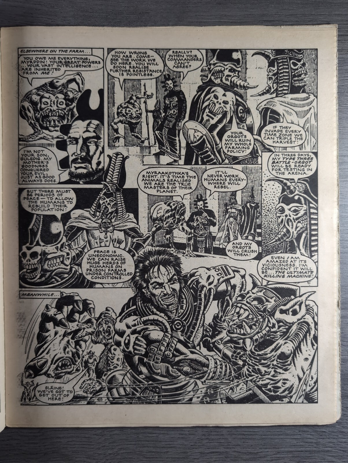2000AD Prog 426 Featuring Judge Dread Comic 13th July 1985 Vintage Retro Comic