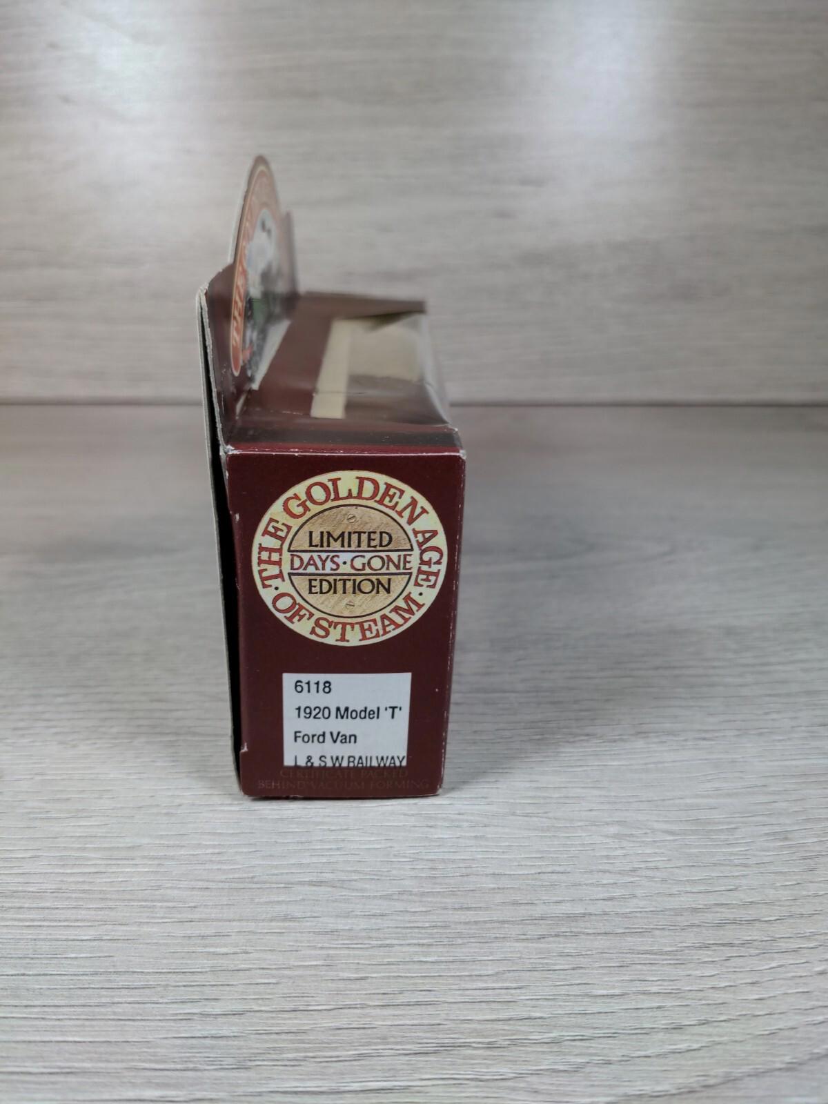 Lledo The Golden Age of Steam 1920 Model T Ford Diecast Van 6118 L & SW Railway - Retrorama UK