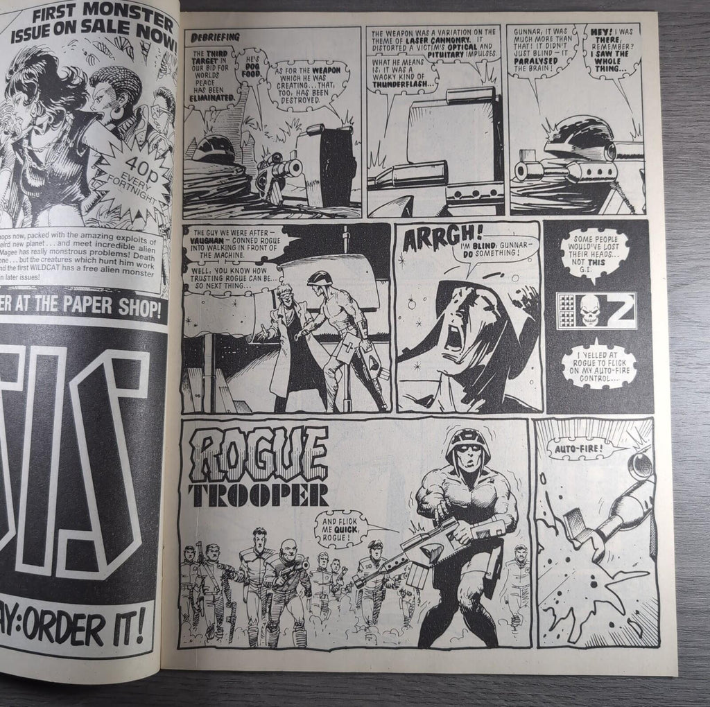 2000AD Prog 598 Featuring Judge Dredd 29th October 1988 Vintage Comic