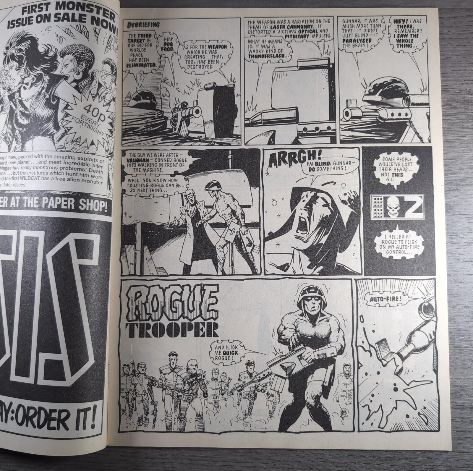 2000AD Prog 598 Featuring Judge Dredd 29th October 1988 Vintage Comic