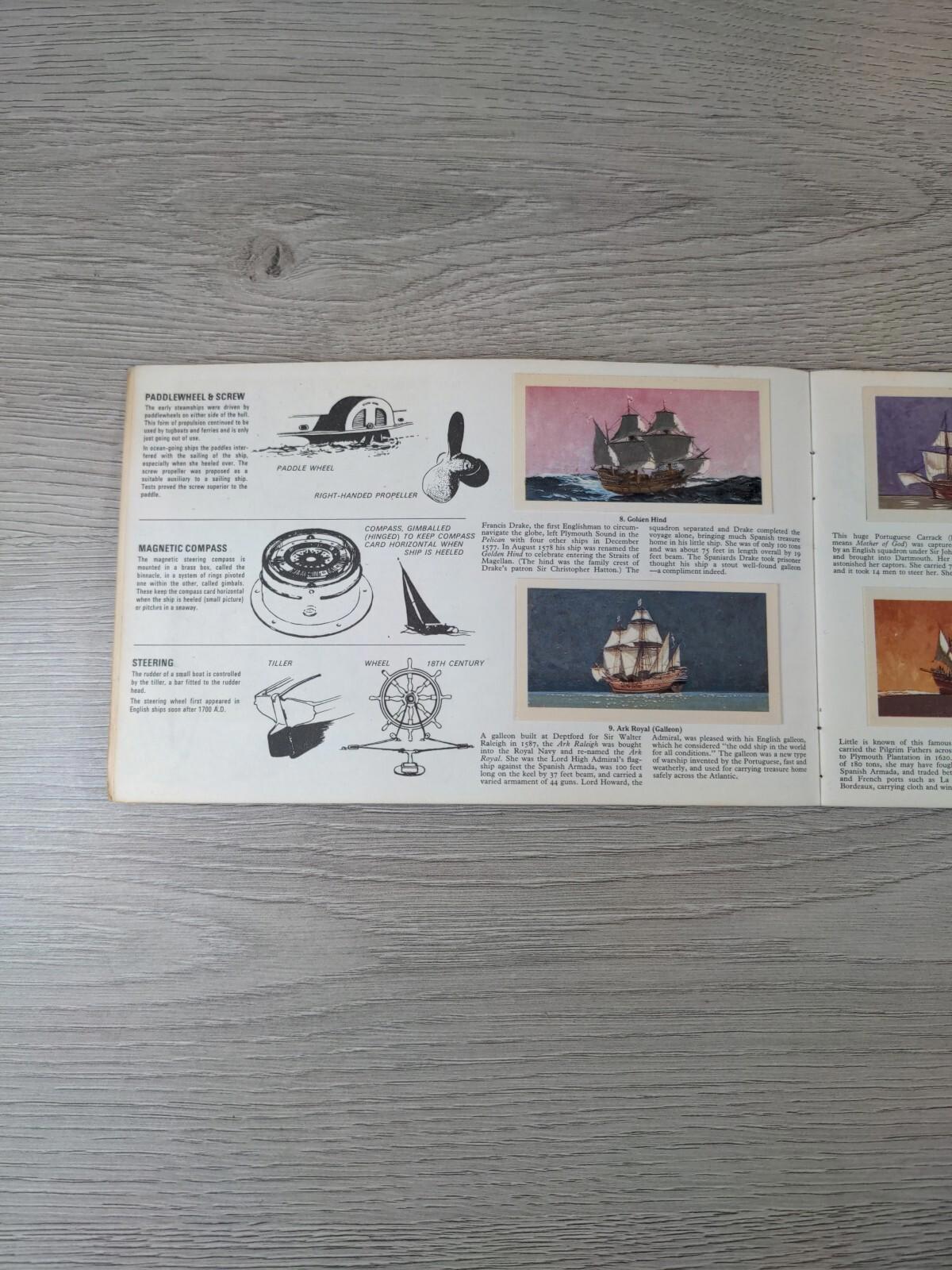 Brooke Bond Tea Cards: The Saga Of Ships Album Complete With All Cards In Set
