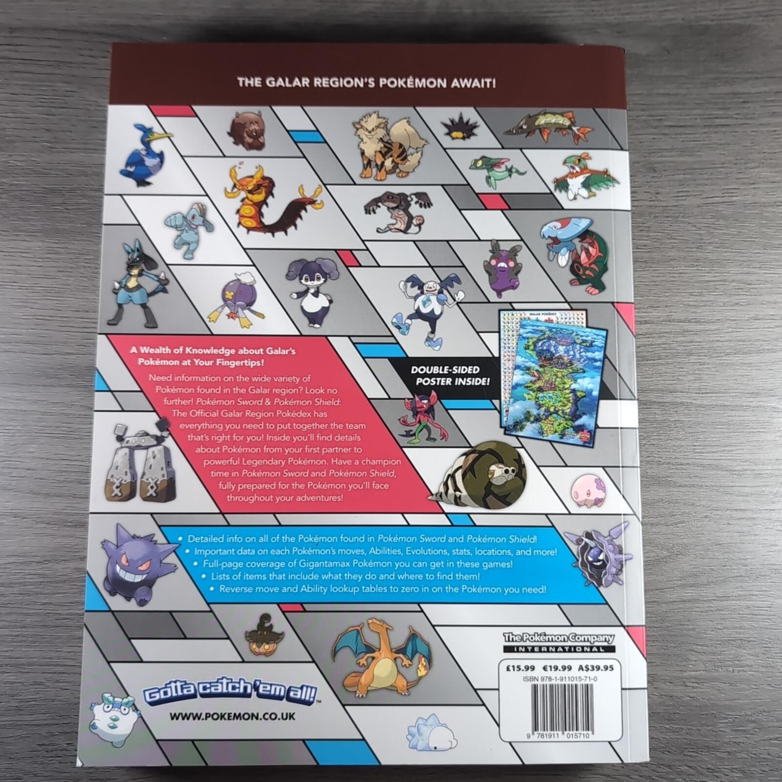 Pokémon Sword and Pokémon Shield: The Official Galar Region Pokédex Guide Book