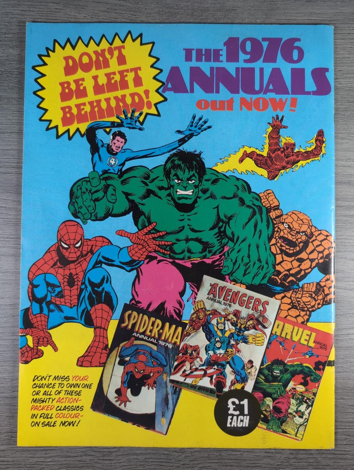 Spider-Man Comics Weekly No148 Marvel Comics UK 13th December 1975 Vintage Comic